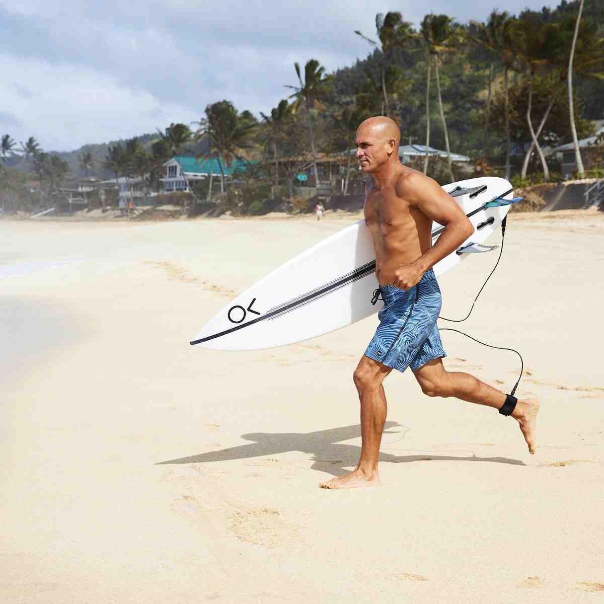 Where does Kelly Slater live right now?